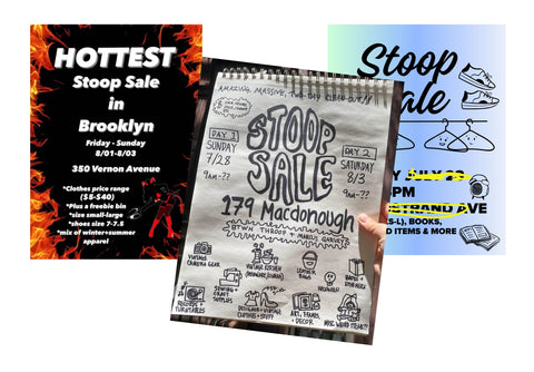 BedStuy Stoop Sales for Aug 3 & 4