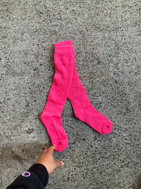 Long Pretty Pink Socks