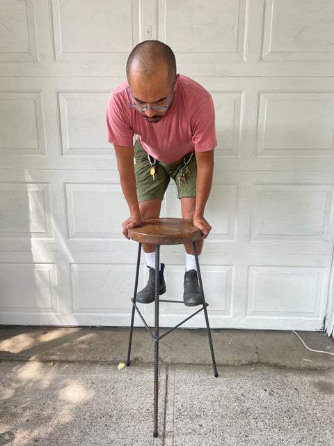 Rebar Stool (36 inch height, 15 inch diameter)