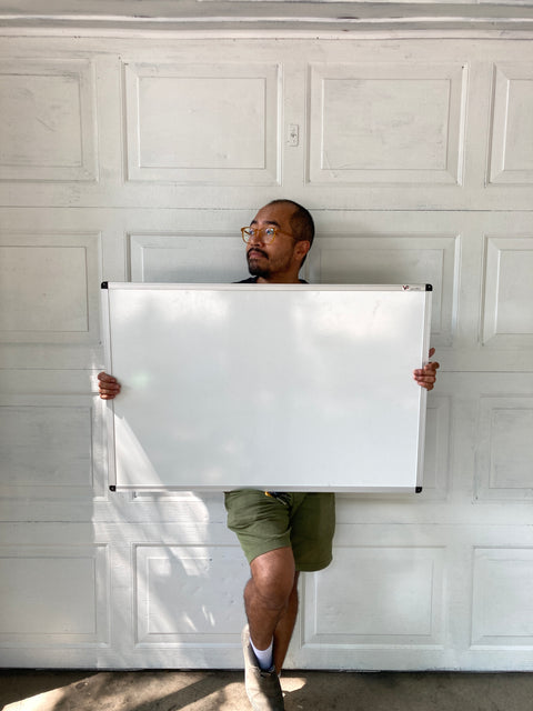 A 35x24” Whiteboard