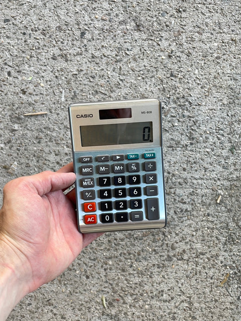 Casio Solar Calculator