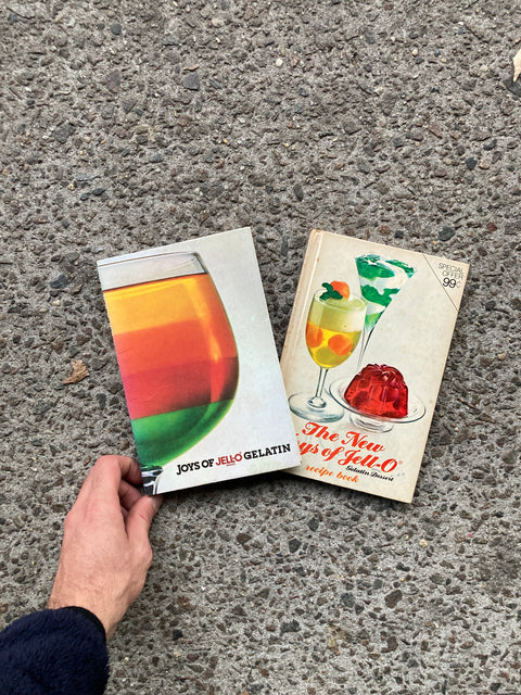 Two Vintage Recipes Book For Folks Who Love Gelatin