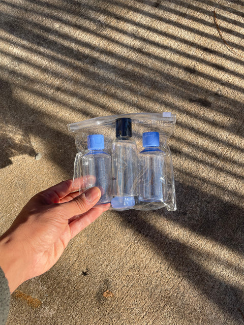 Travel Bottles that Say You're Not a Terrorist, Swear