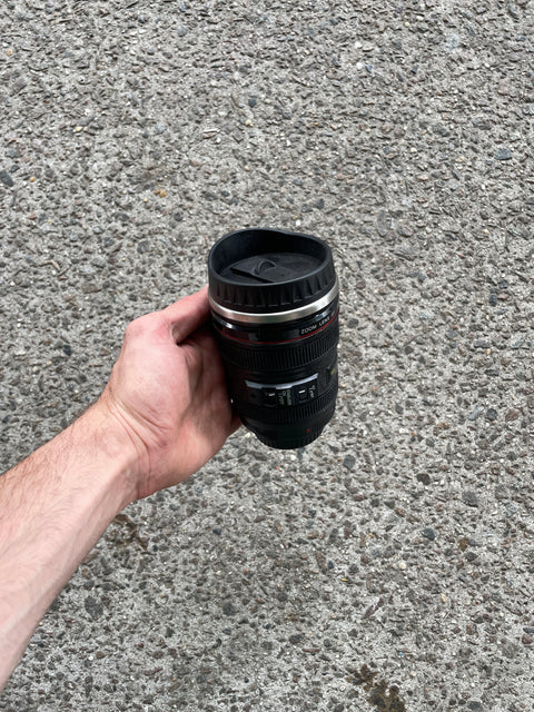 Coffee To Go Cup That Looks Like A Lens