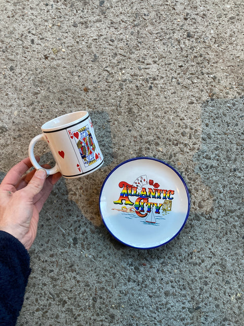 Casino Breakfast Plate & Mug Duo