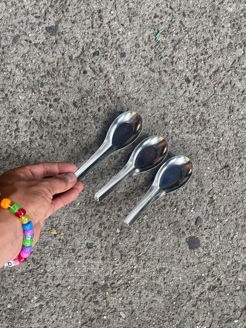 3 Metal Wonton Spoons