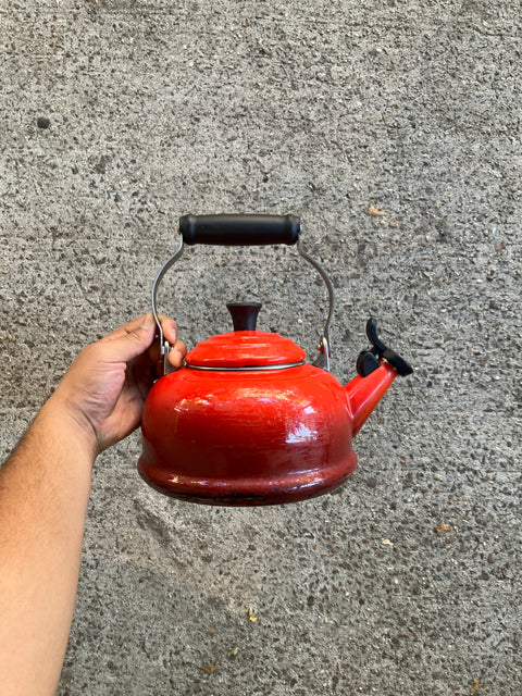 A Lil' Used Red Le Creuset Kettle