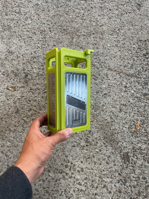 Lime Green Box Grater & Mandolin