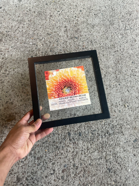 Floating Frame, 8x8”