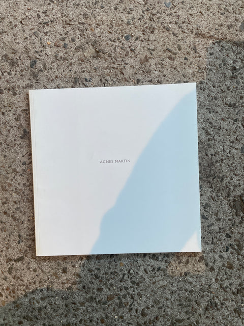 Agnes Martin Gallery Art Book