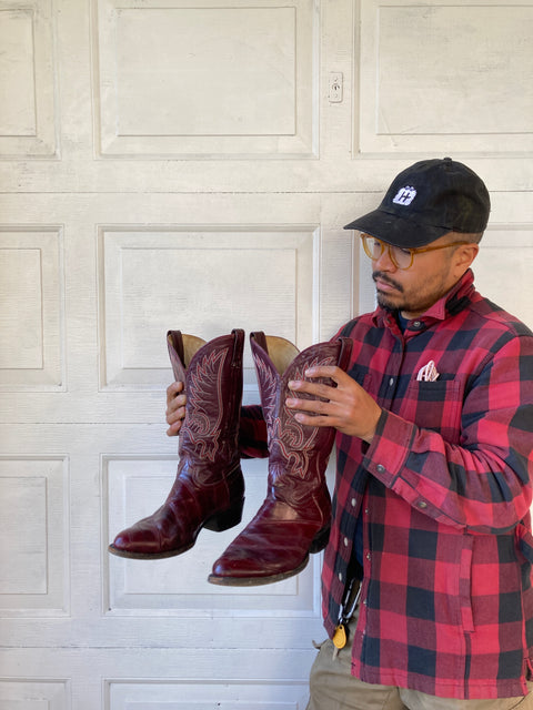 A Lil’ Used But Still Nice Mexican Rebelde Cowboy Boots, Size 27.5 Mex or 9 US M