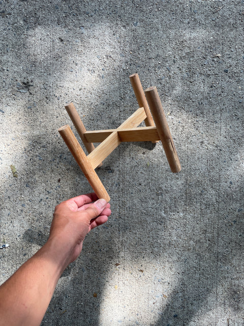 Wood Plant Stand