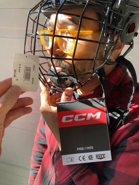 Brand New GCM Tacks 70 Hockey Helmet, Size M or 56-60cm