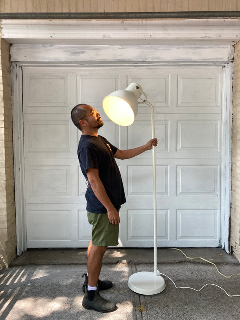 Giant IKEA Hektar Floor Lamp, 71” Tall