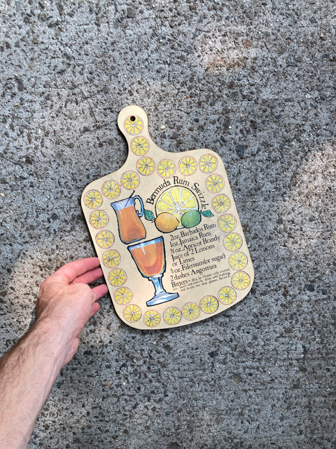 Bermuda Rum Swizzle Cutting Board