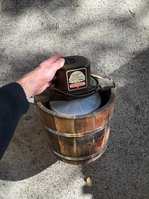 Rustic Looking Ice Cream Maker