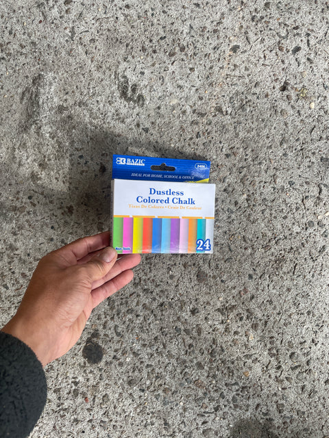 Bunch Of Colored Chalk