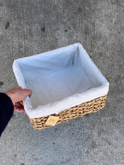 Beach Straw Shelf Basket