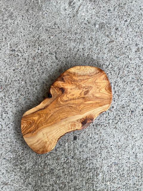 Olive Wood Meat & Cheese Board