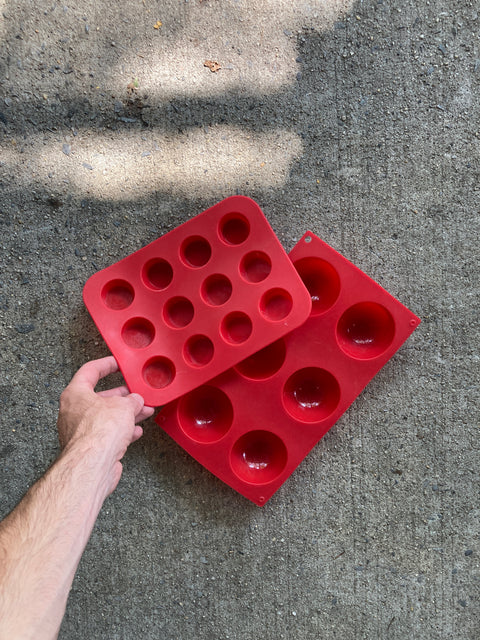 Two Silicone Muffin Trays