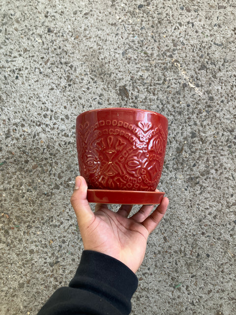 Beautiful Red Ceramic Pot