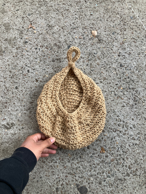 Knitted Wall Decor/ Pouch