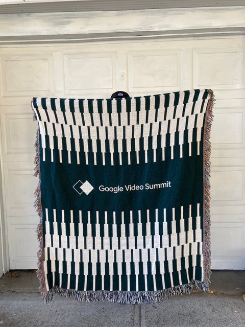 A Very Nice Throw Blanket That Unfortunately Mentions Google