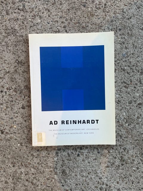 Ad Reinhardt Art Book