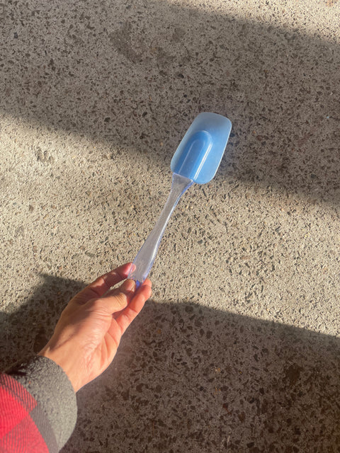 Blue Silicone Spatula