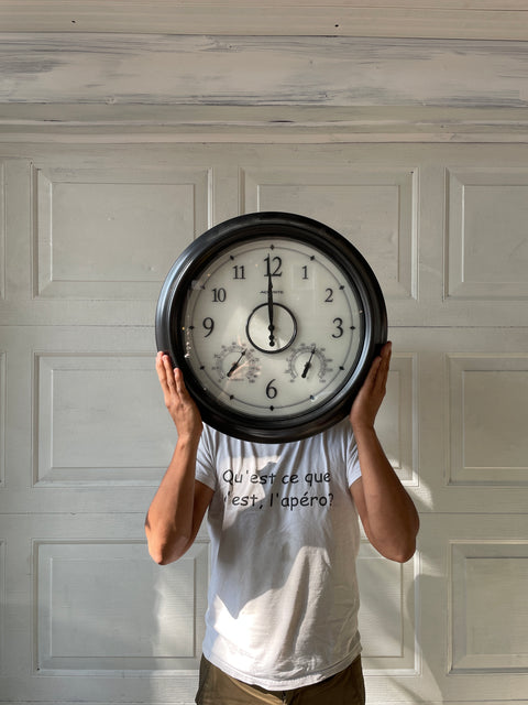 Giant Ass Wall Clock & Barometer