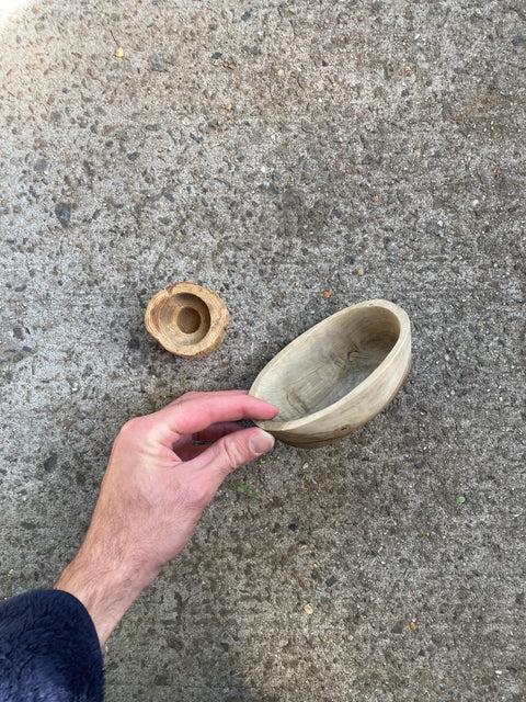 Wood Soap And Toothpaste Holders