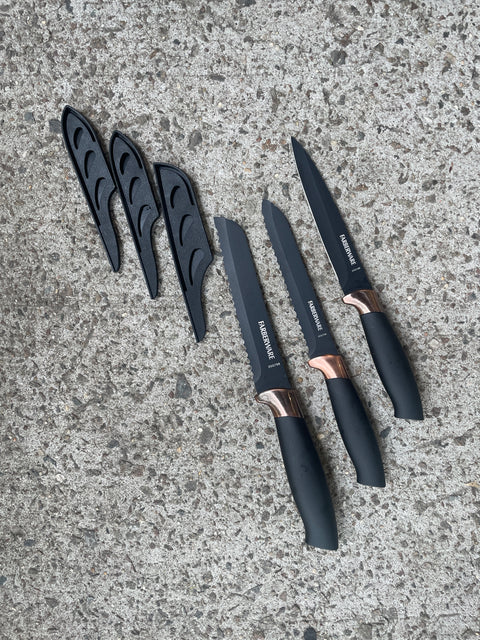 Farberware Soft Grip 3-Piece Knife Set