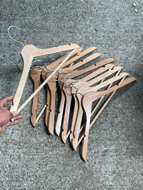 10 Wood Hangers