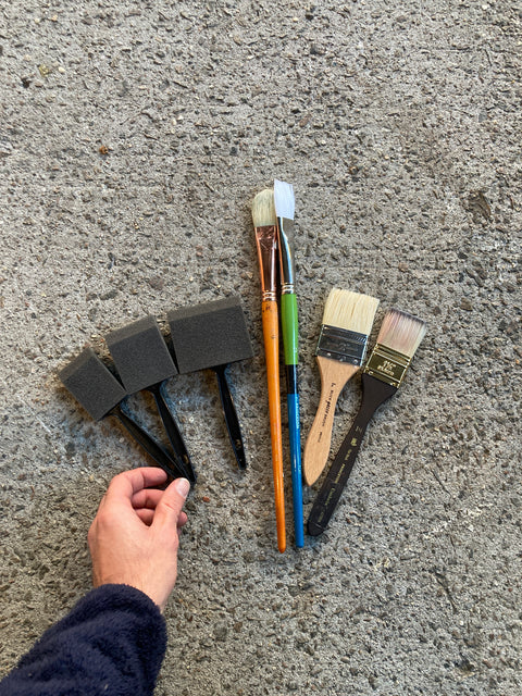 Set Of Painting Brushes