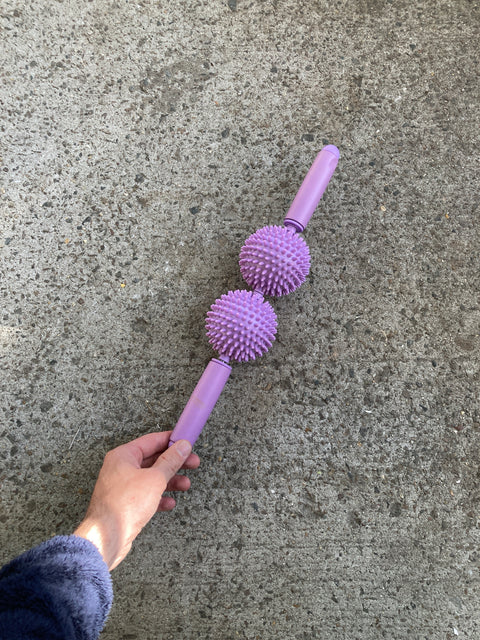 Two-Ball Spiked Ball Body Massager