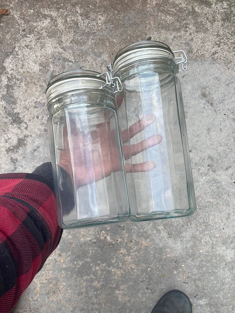 Two Mason Jars