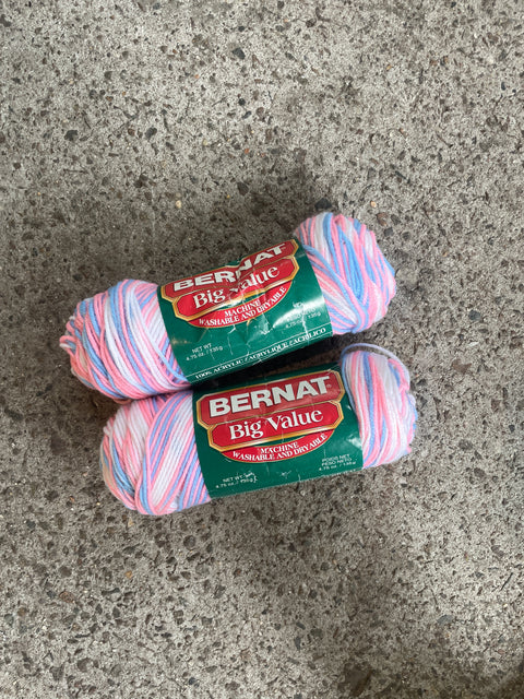 Bernat Bubble Gum Acrylic Yarn