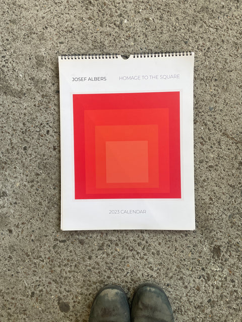 An Outdated Josef Albers Calendar Because You Love Art