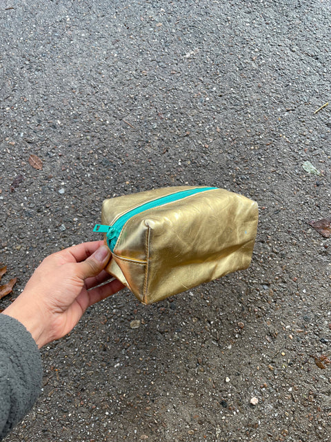 Gold Toiletry Bag