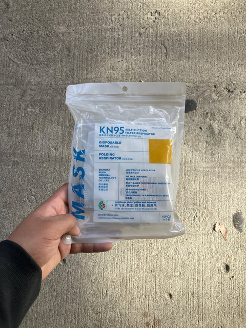 Sealed KN95 Facemask