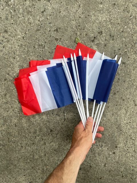 A Whole Bunch Of French Flags