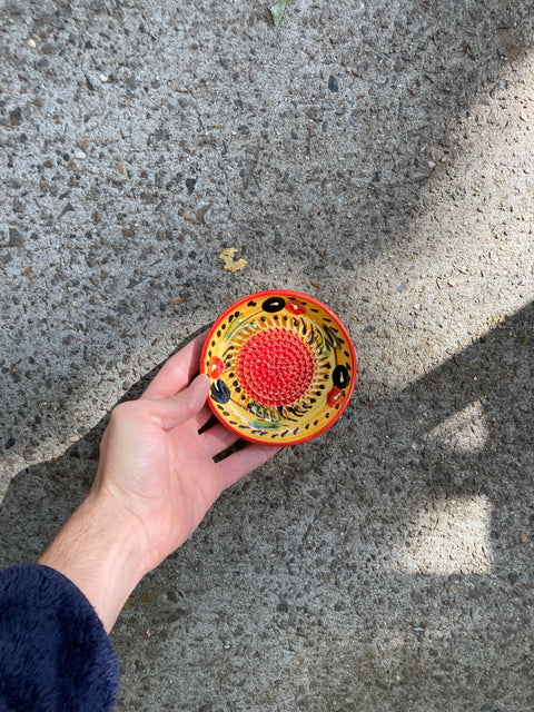 The Cutest Hand Painted Garlic Grinder