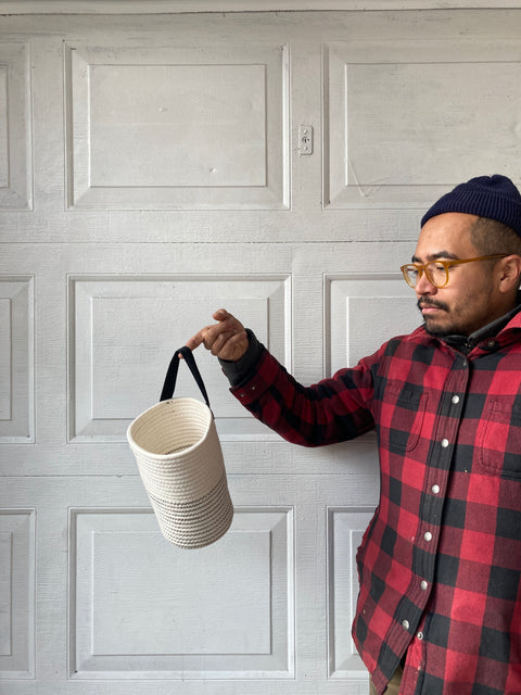 Lil’ Rope Storage Basket You Can Hang On The Wall