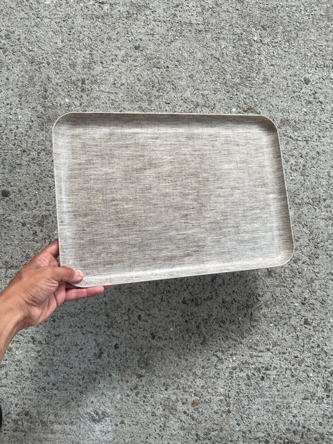 Canvas Fog Linen Work Tray