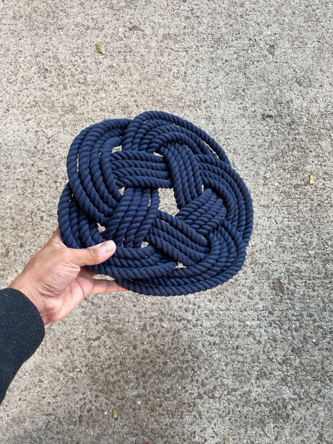 Rope Coaster for a Big Dish or Plant