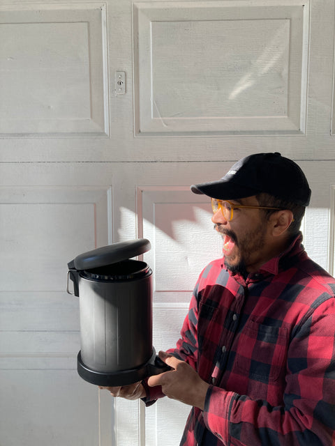 Brand New Bathroom Trash Can