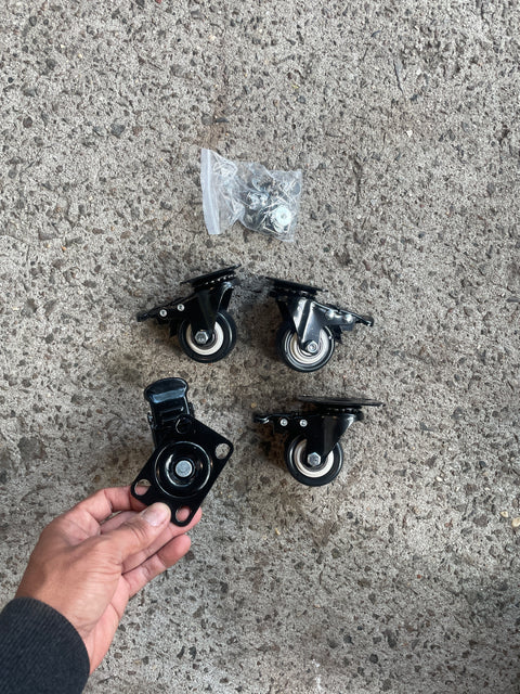 Set of Heavy Duty Caster Wheels