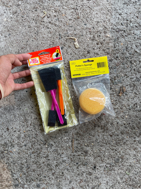 Sponge & Brush Art Set