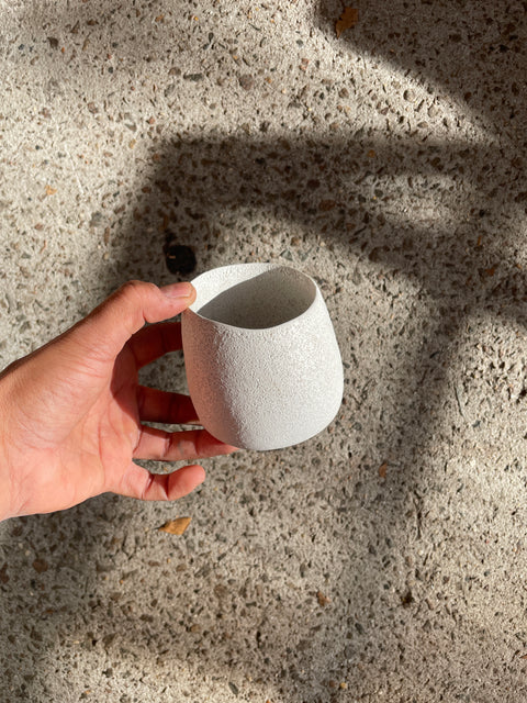 Small Textured Concrete Pot