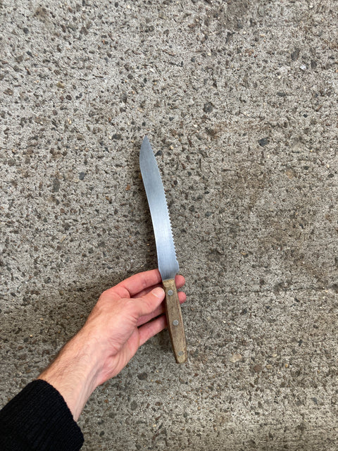 A Serious Knife To Cut The Trader Joe’s Campagne Bread